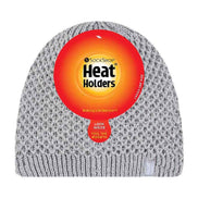 Ladies Crochet Knit Fleece Lined Warm Thermal Winter Beanie Hat