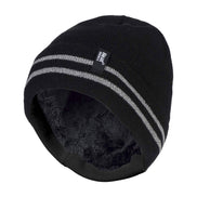 Mens Hi Vis Reflective Soft Fleece Lined Thermal Winter Hat