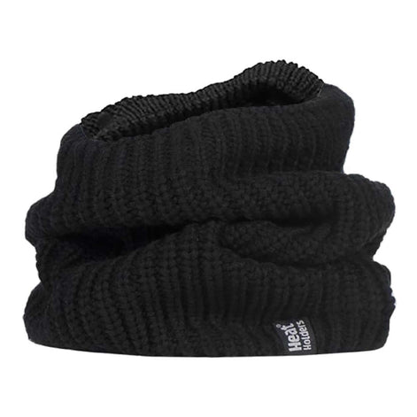 Mens Winter Warm Fleece Lined Chunky Knit Thermal Neck Warmer
