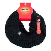 Mens Winter Warm Fleece Lined Chunky Knit Thermal Neck Warmer