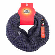 Mens Winter Warm Fleece Lined Chunky Knit Thermal Neck Warmer