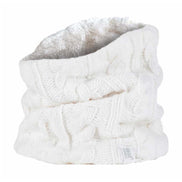 Ladies Cable Knit Winter Fleece Lined Thermal Neck Warmer