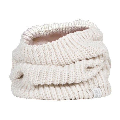 Ladies Winter Warm Fleece Lined Chunky Knit Thermal Neck Warmer