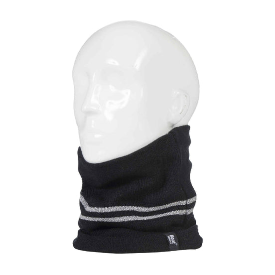 Mens Hi Vis Reflective Soft Fleece Lined Thermal Winter Neck Warmer