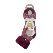 Ladies Ribbed Cuff Thermal Bed Socks for Lounging Around