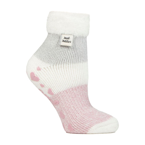 Ladies Cuddly Fluffy Sliper Bed Socks with Feather Top
