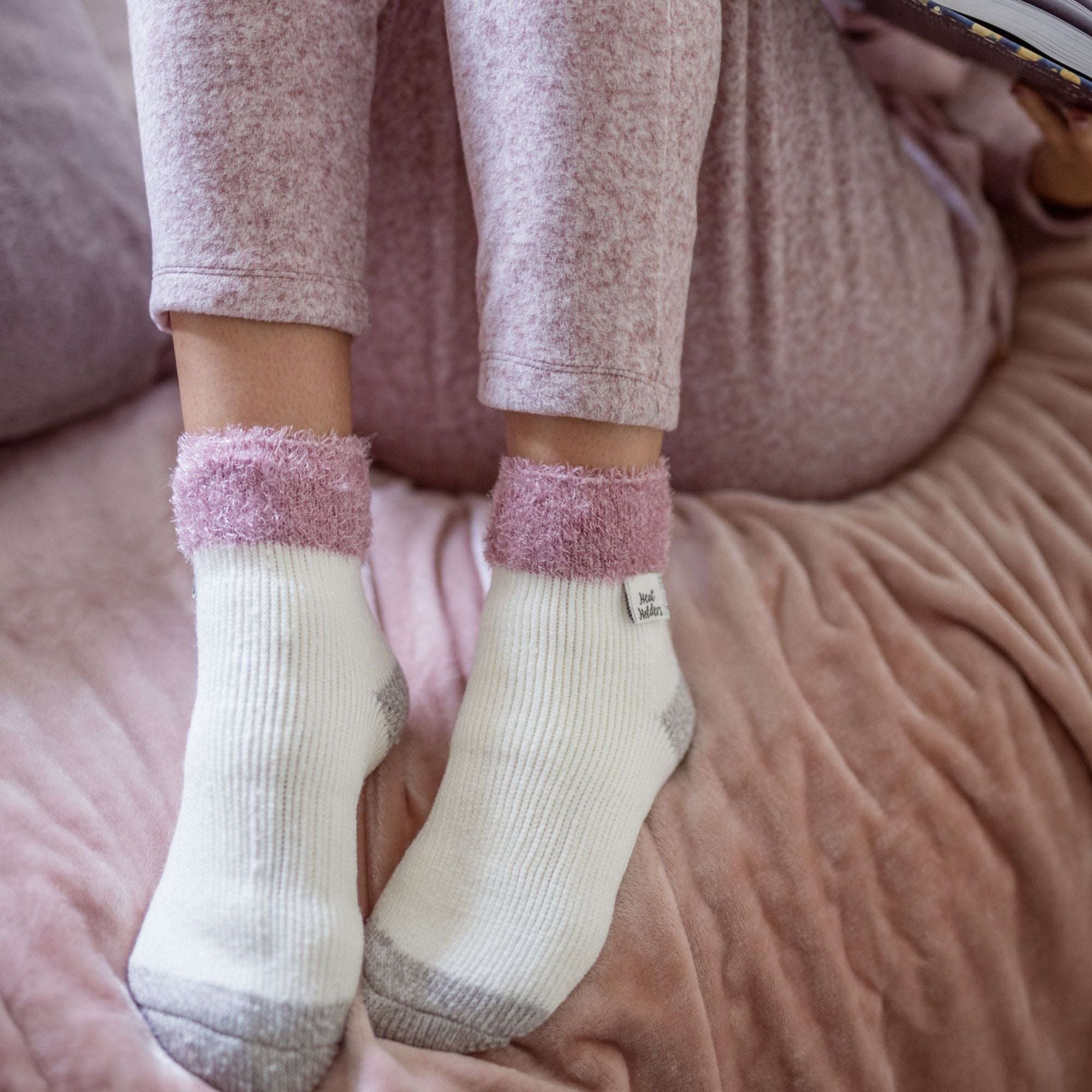 Ladies Extra Fluffy Thermal Bed Socks for Lounging Around