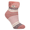 Ladies Stripe Lounge Socks With Lure