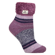 Ladies Stripe Lounge Socks With Lure