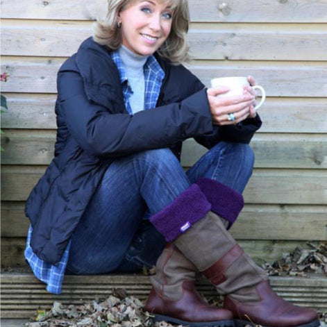 Ladies Thick Extra Long Knee High Thermal Wellington Boot Socks