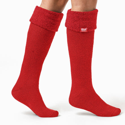 Ladies Thick Extra Long Knee High Thermal Wellington Boot Socks