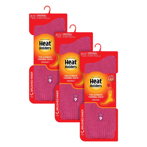 Ladies Original Thick Winter Thermal Socks (Multipack Options)