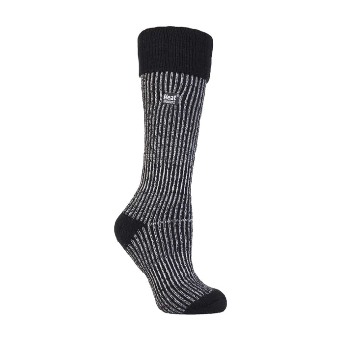 Ladies Thick Winter Warm Knee High Ribbed Thermal Boot Socks