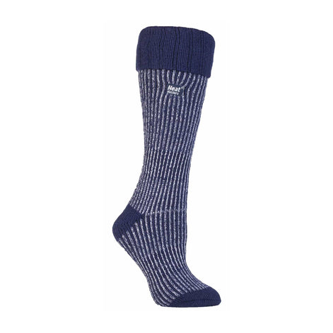 Ladies Thick Winter Warm Knee High Ribbed Thermal Boot Socks