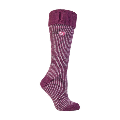 Ladies Thick Winter Warm Knee High Ribbed Thermal Boot Socks