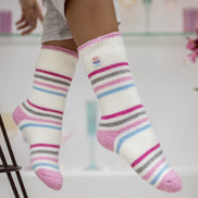Ladies Warm Fleece Lined Fluffy Thermal Socks for Mum & Grandma