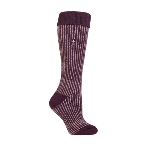Ladies Thick Winter Warm Knee High Ribbed Thermal Boot Socks