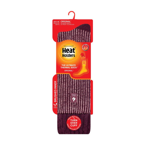 Ladies Thick Winter Warm Knee High Ribbed Thermal Boot Socks