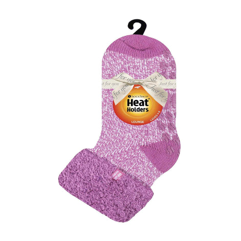 Ladies Non Slip Thermal Low Cut Ankle Slipper Bed Socks with Grips