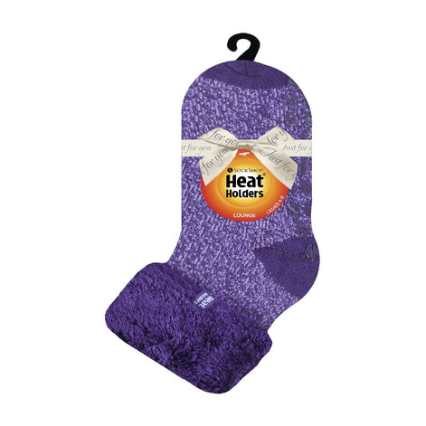 Ladies Non Slip Thermal Low Cut Ankle Slipper Bed Socks with Grips