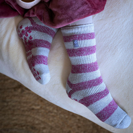 Ladies Extra Warm Fluffy Non Slip Thermal Slipper Socks