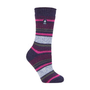 Ladies Twist Patterned Thick Winter Warm Thermal Socks