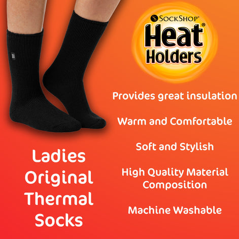 Ladies Original Thick Winter Thermal Socks (Multipack Options)