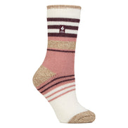 Ladies Winter Varied Stripe Patterned  Thermal Socks for Winter