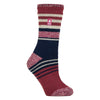 Ladies Winter Varied Stripe Patterned  Thermal Socks for Winter