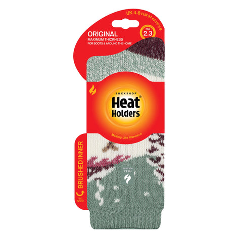 Ladies Original Christmas Patterned Novelty Thermal Socks