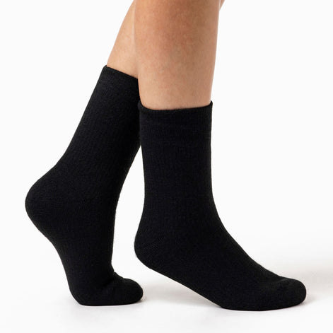 Mens & Ladies Black Thermal Waterproof Socks with Fleece Lining