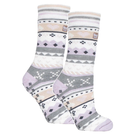 2 Pairs Womens Soul Warming Socks with Grips