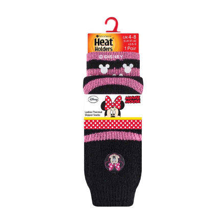 Ladies Snoopy & Minnie Mouse Novelty Thermal Slipper Socks