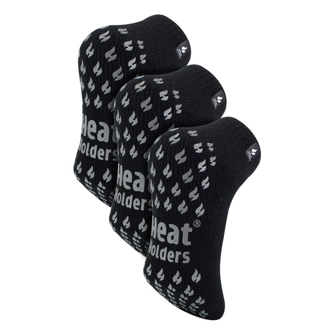 Mens 2.3 TOG Non Slip Low Cut Ankle Thermal Slipper Socks (Multipack Options)
