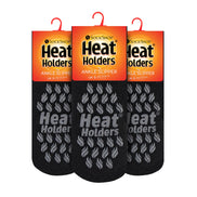Mens 2.3 TOG Non Slip Low Cut Ankle Thermal Slipper Socks (Multipack Options)