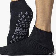 Mens 2.3 TOG Non Slip Low Cut Ankle Thermal Slipper Socks (Multipack Options)
