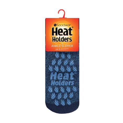 Mens 2.3 TOG Non Slip Low Cut Ankle Thermal Slipper Socks (Multipack Options)