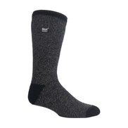Mens Plain Twist Patterned Thick Winter Warm Thermal Socks