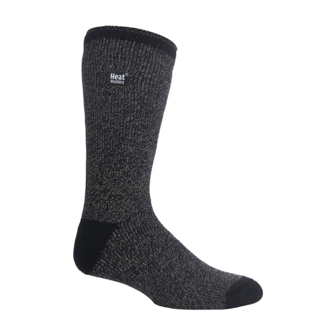 Mens Plain Twist Patterned Thick Winter Warm Thermal Socks