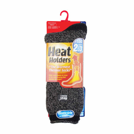 Mens Plain Twist Patterned Thick Winter Warm Thermal Socks