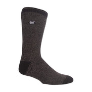 Mens Plain Twist Patterned Thick Winter Warm Thermal Socks