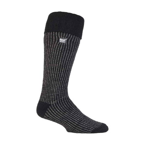 Mens Thick Winter Warm Knee High Ribbed Thermal Boot Socks