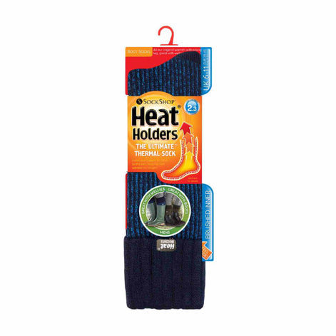 Mens Thick Winter Warm Knee High Ribbed Thermal Boot Socks