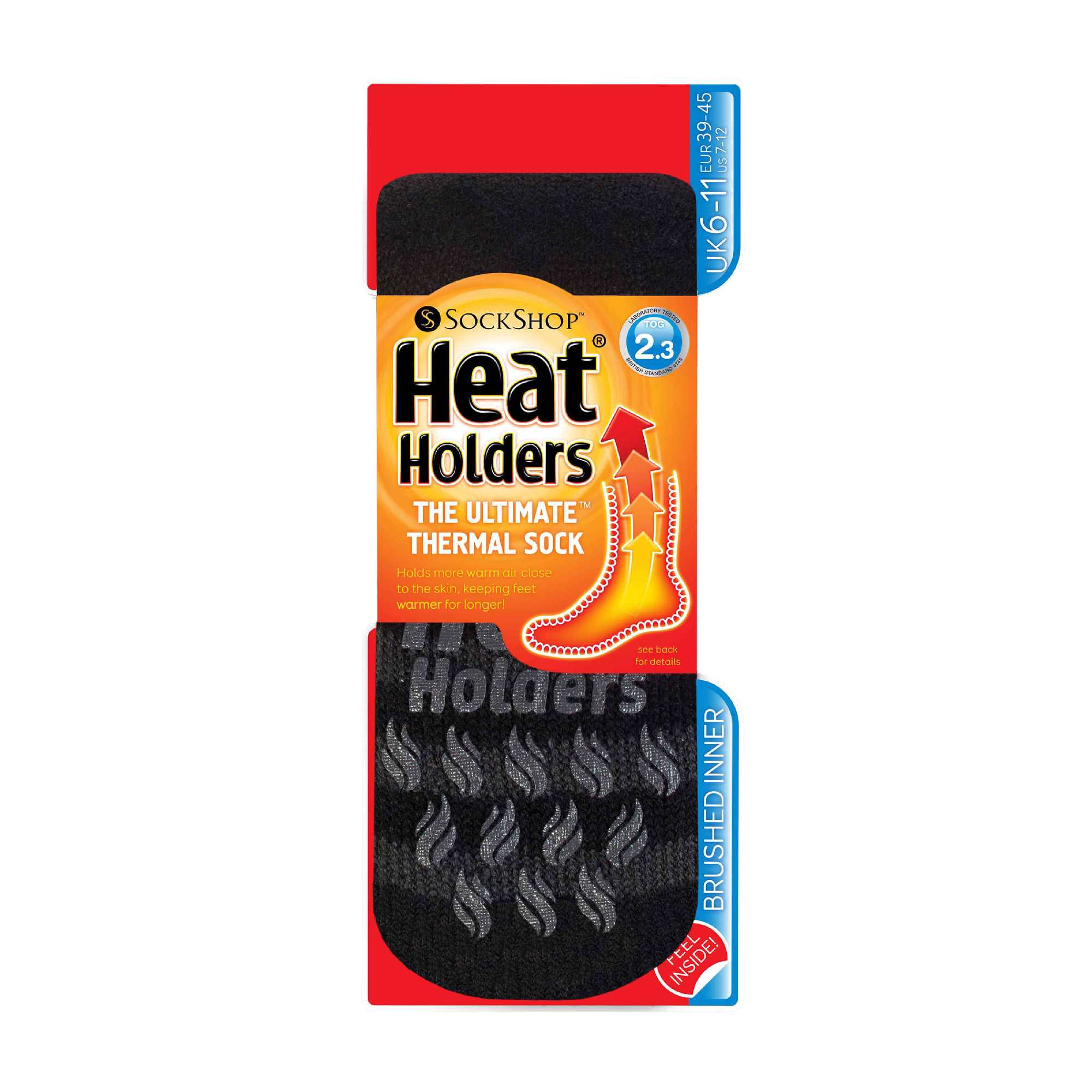 Mens Winter Non Slip Thermal Slipper Socks with Grips