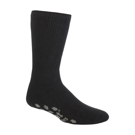 Mens Winter Non Slip Thermal Slipper Socks with Grips