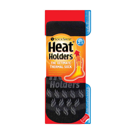 Mens Winter Non Slip Thermal Slipper Socks with Grips
