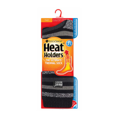 Mens Twist Patterned Thick Winter Warm Thermal Socks