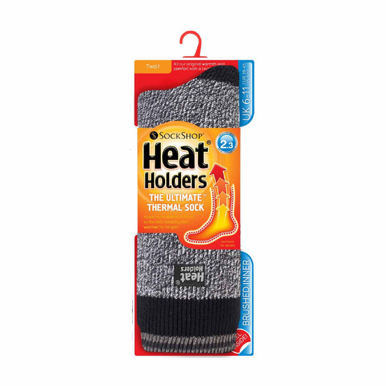 Mens Twist Patterned Thick Winter Warm Thermal Socks