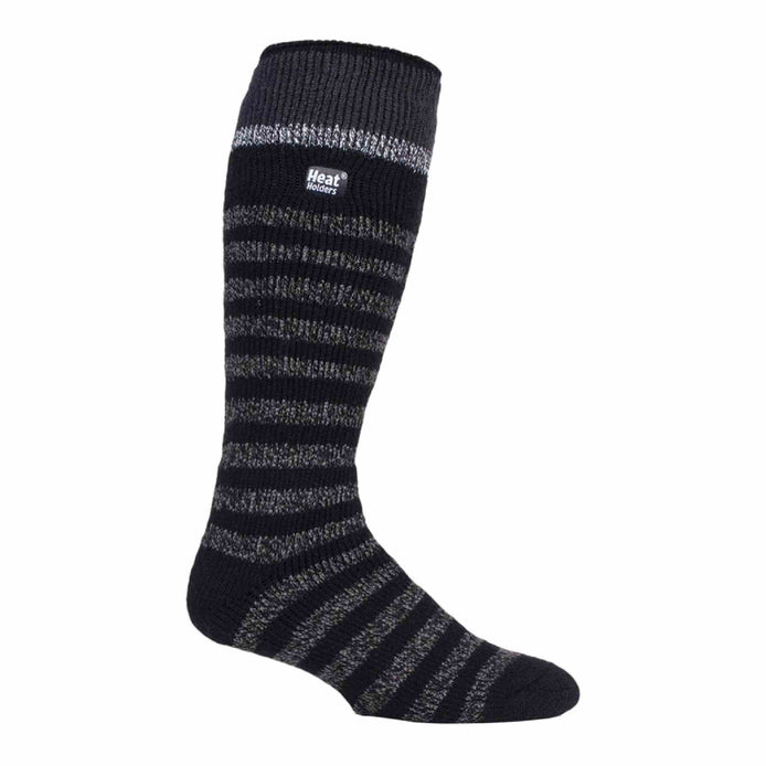 Mens Striped 2.3 TOG Winter Knee High Thermal Ski Socks