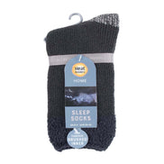 Mens Warm Luxury Fleece Lined Thermal Lounge Bed Socks